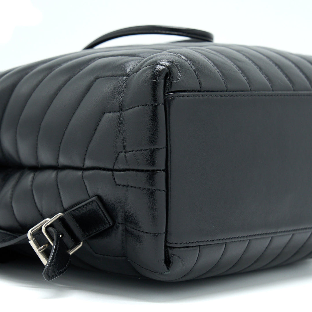 Saint Laurent/YSL Lou Lou Backpack Black SHW