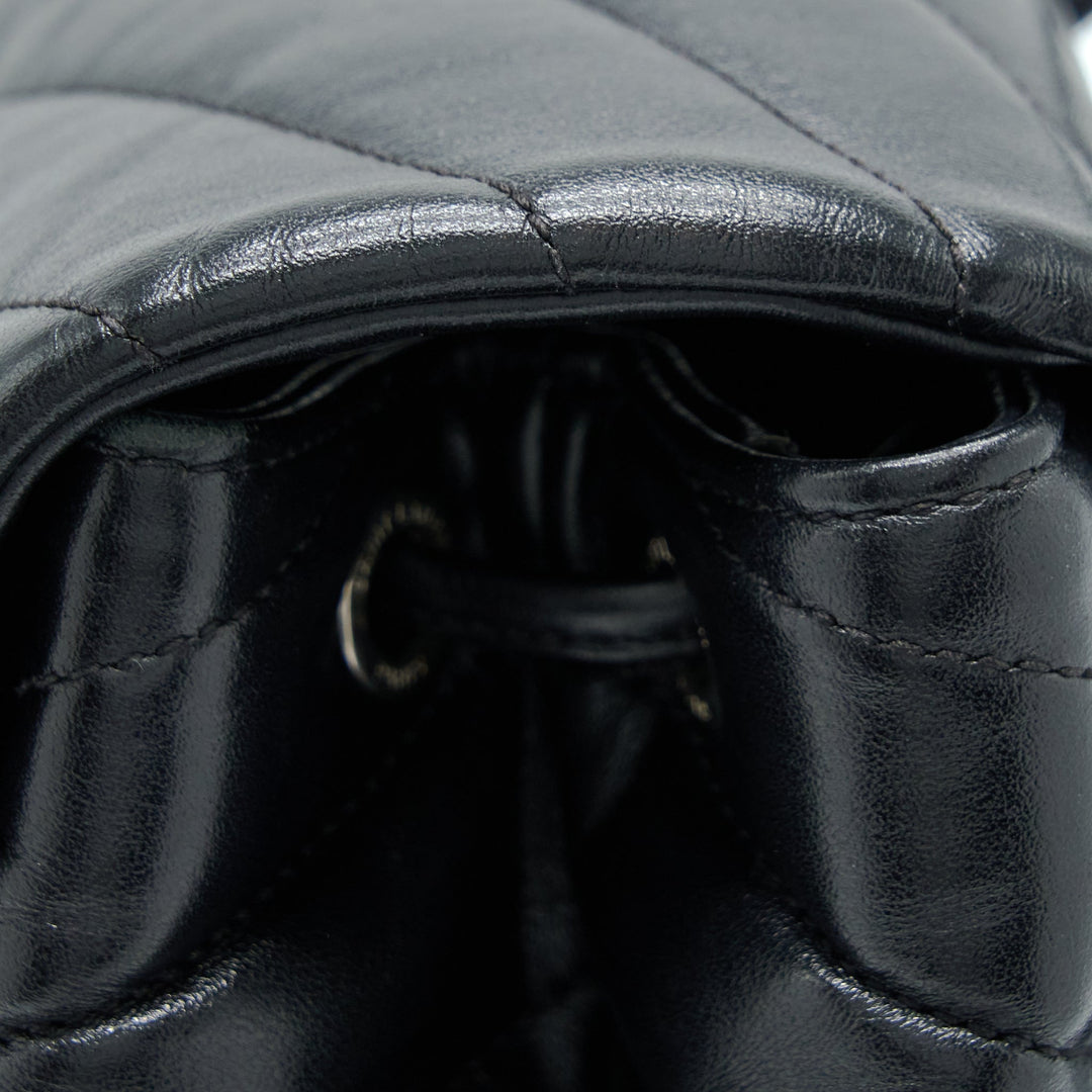 Saint Laurent/YSL Lou Lou Backpack Black SHW