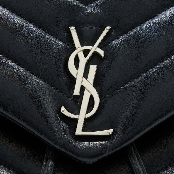 Saint Laurent/YSL Lou Lou Backpack Black SHW