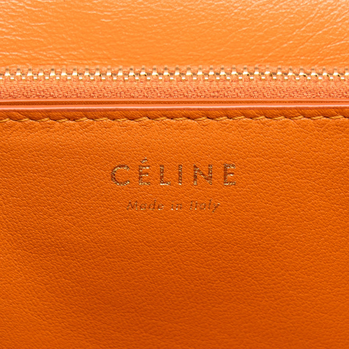 Celine Classic Medium Box Horsehair Orange