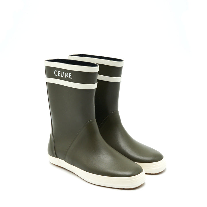 Top Quality Celine Size 37 Rain Boost Olive Green