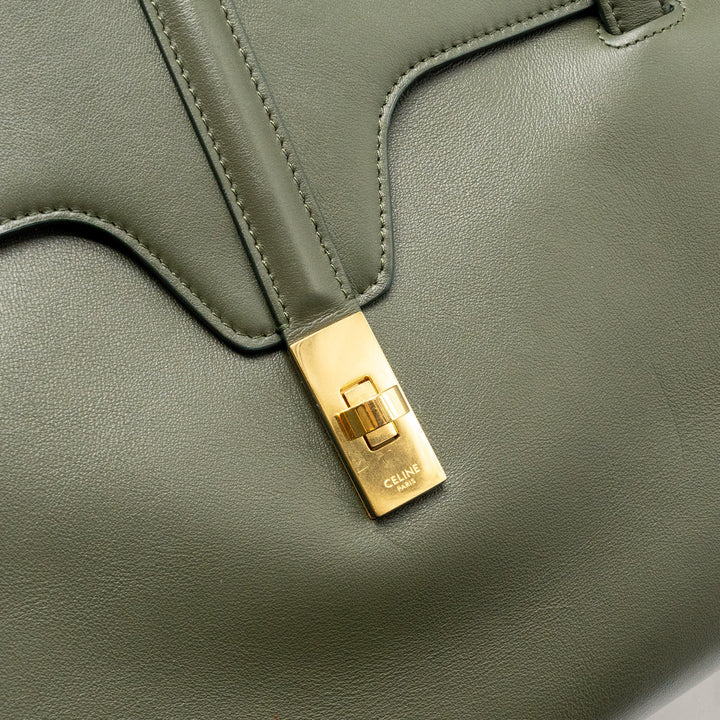 Celine Large Soft 16 Bag Smooth Calfskin Dark Green