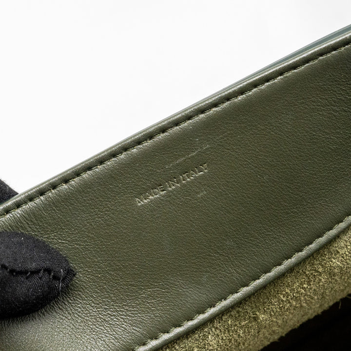 Celine Large Soft 16 Bag Smooth Calfskin Dark Green