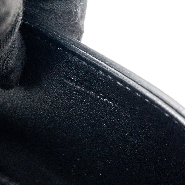 Top Quality Celine triomphe shoulder bag calfskin black
