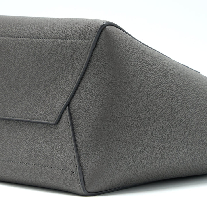Celine Sangle Bucket Bag Grained Calfskin Grey