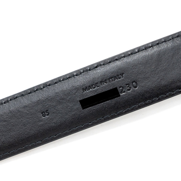 Top Quality Celine Size 85 Triomphe Belt Smooth Calfskin Black