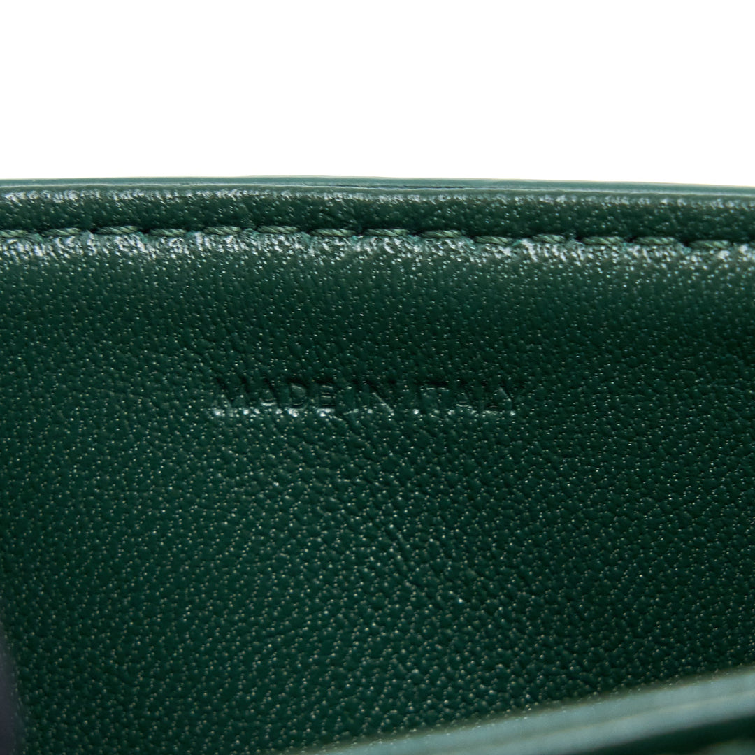 Top Quality Celine Triomphe Bag Water Snake Leather Green