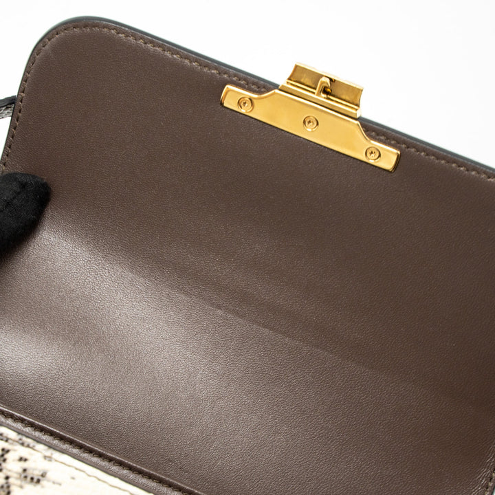 Top Quality Celine Teen Triomphe Bag Lizard Natural Colour