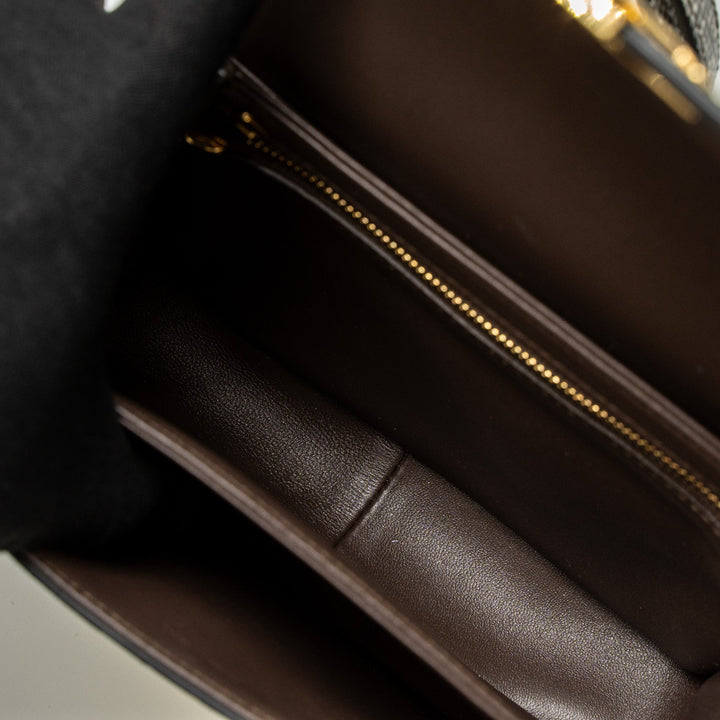 Top Quality Celine Teen Triomphe Bag Lizard Natural Colour