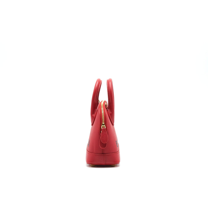 Top Quality Balenciaga Ville Top Handle Tote Bag XXS Red