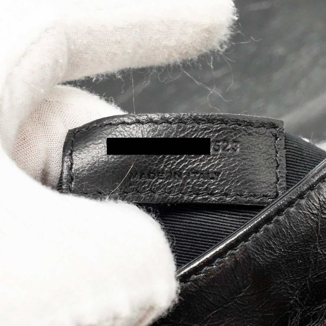 Saint Laurent/YSL Medium Niki Chain Bag Vintage Calfskin Black SHW