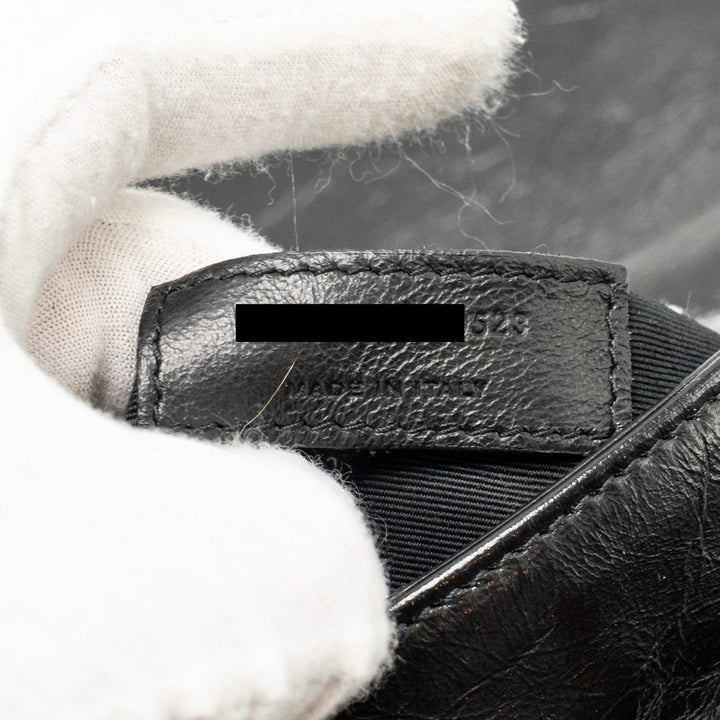 Saint Laurent/YSL Medium Niki Chain Bag Vintage Calfskin Black SHW