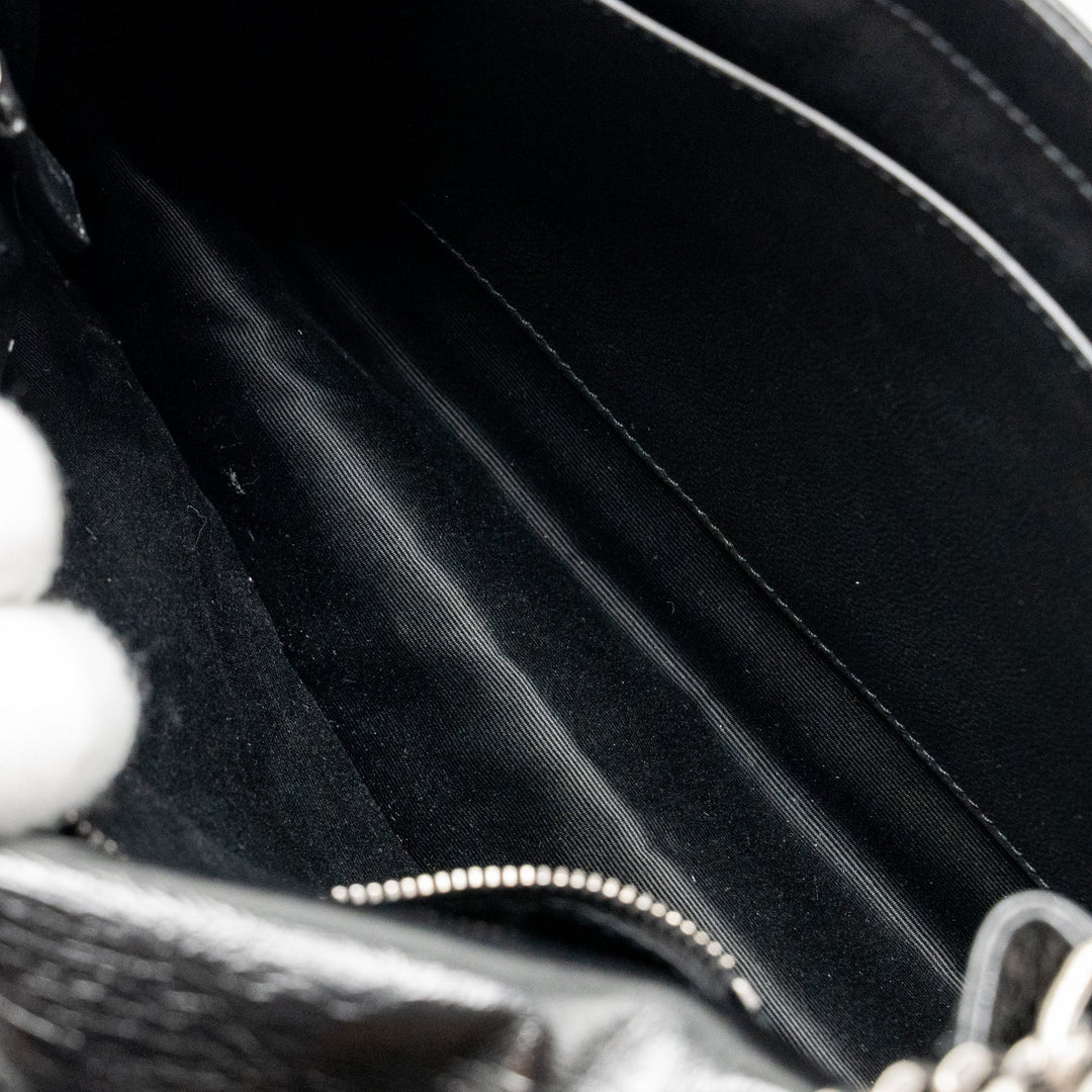 Saint Laurent/YSL Medium Niki Chain Bag Vintage Calfskin Black SHW