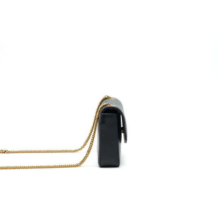 Top Quality Balenciaga BB chain Shoulder Bag Black GHW