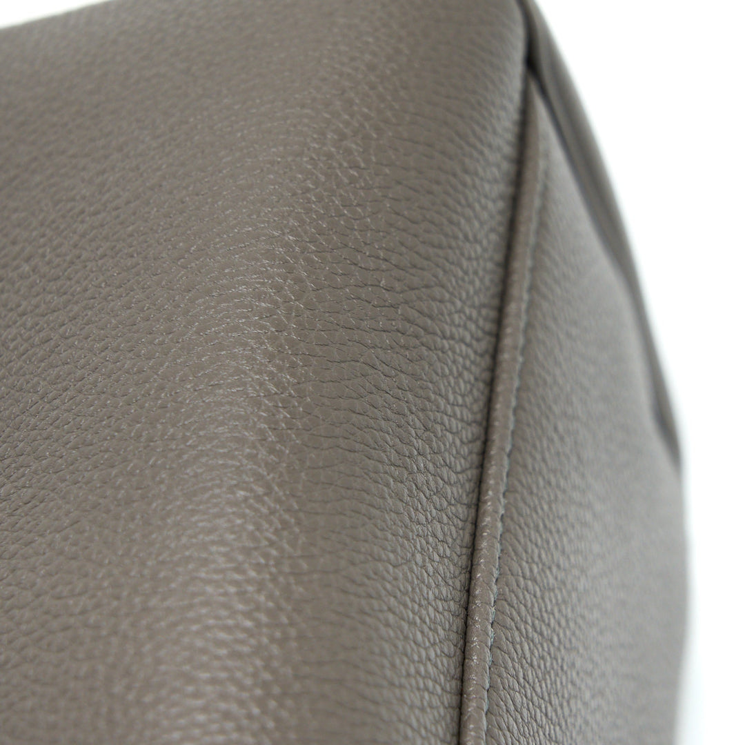 Celine Medium Soft 16 Bag Grained Calfskin Dark Grey