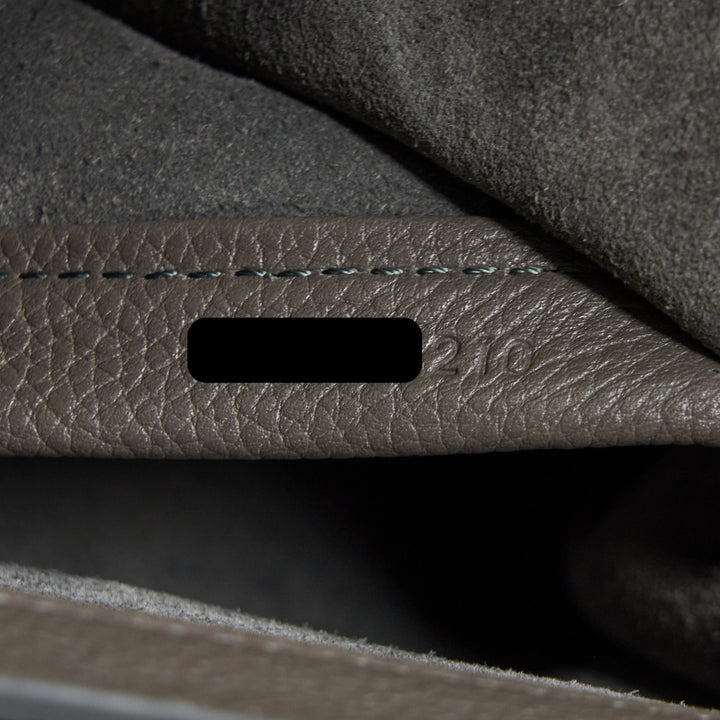 Celine Medium Soft 16 Bag Grained Calfskin Dark Grey