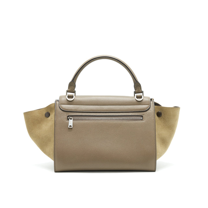 Top Quality Celine SMALL TRAPEZE BAG LIGHT GREY