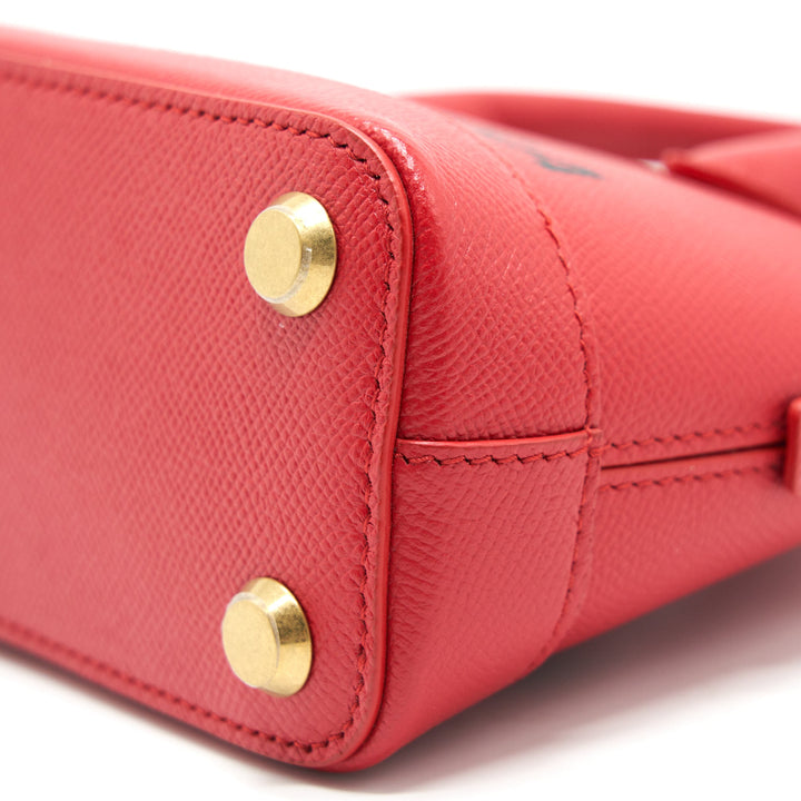 Top Quality Balenciaga Ville Top Handle Tote Bag XXS Red