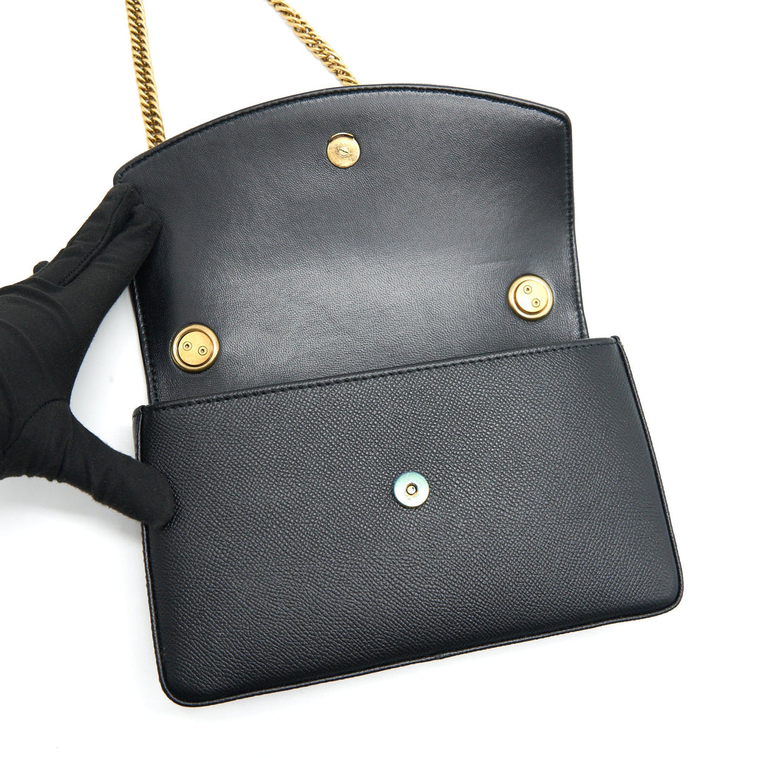 Top Quality Balenciaga BB chain Shoulder Bag Black GHW