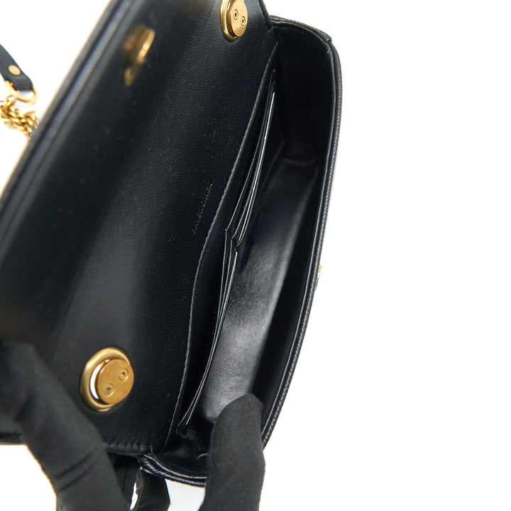 Top Quality Balenciaga BB chain Shoulder Bag Black GHW