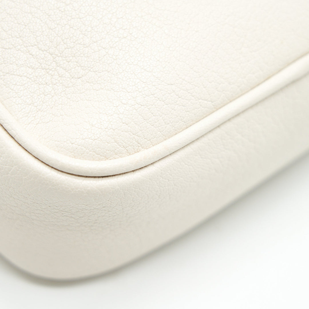 Saint Laurent Belt Camera Bag White