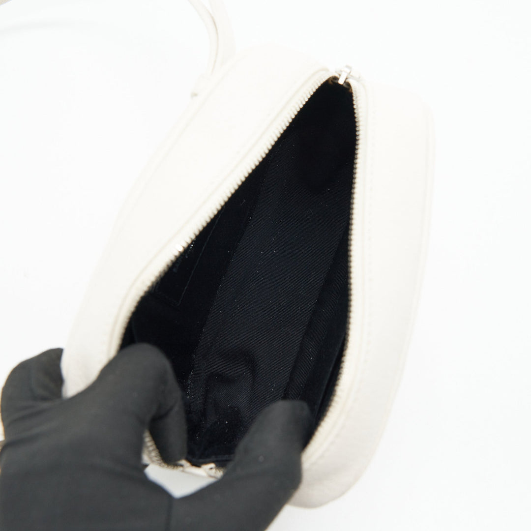 Saint Laurent Belt Camera Bag White