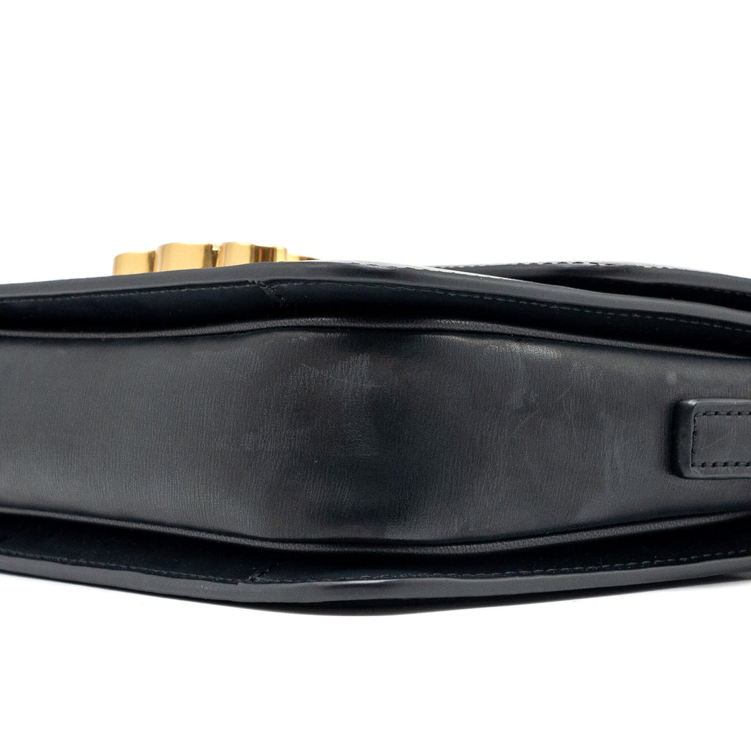 Top Quality Celine Teen Triomphe Bag Calfskin Black