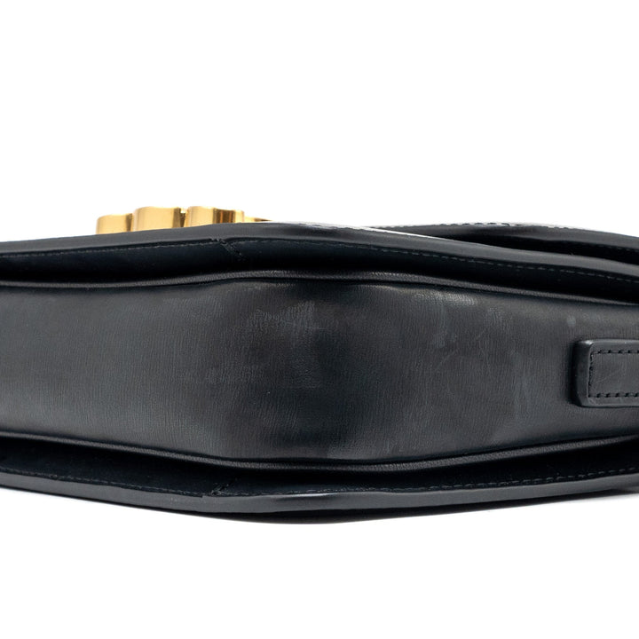 Top Quality Celine Teen Triomphe Bag Calfskin Black