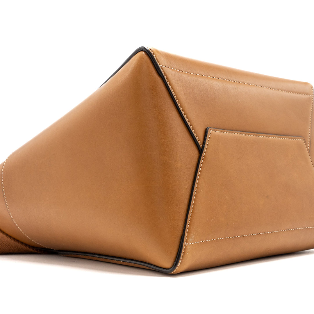 Celine Sangle bucket bag leather brown