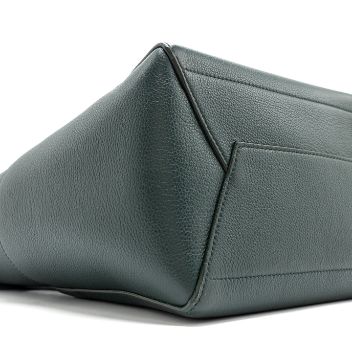 Celine Sangle bucket bag calfskin dark green