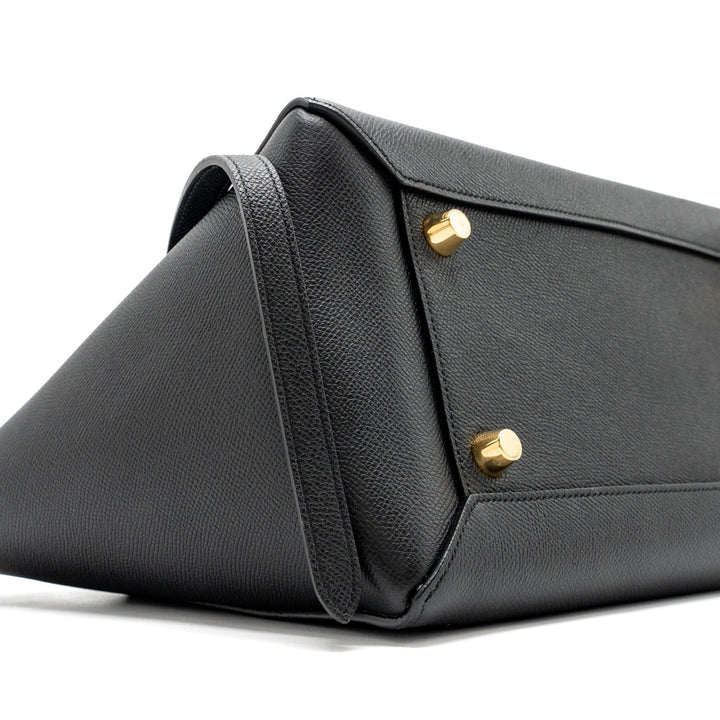 Celine mini belt bag grained calfskin black