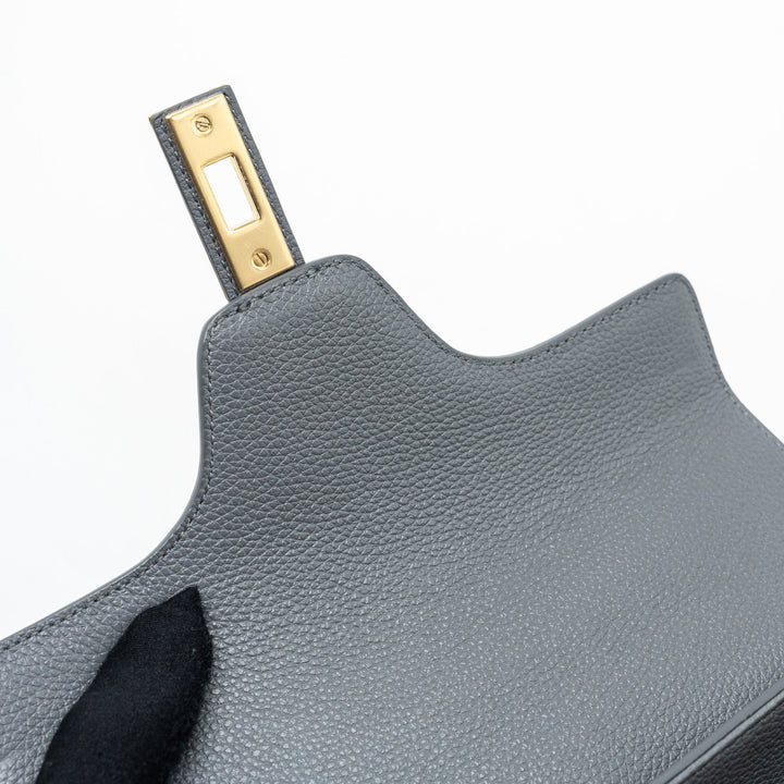 Top Quality Celine Small 16 Bag Grained Calfskin Grey