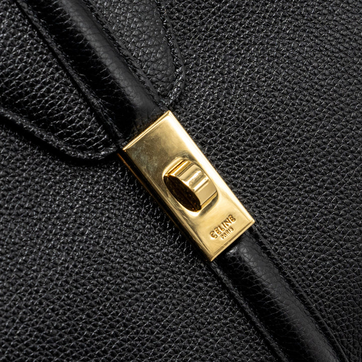 Top Quality Celine 16 Bag Grained Calfskin Black