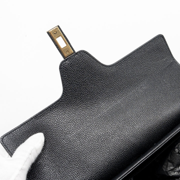 Celine 16 Bag Grained Calfskin Black