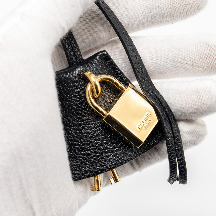 Top Quality Celine 16 Bag Grained Calfskin Black