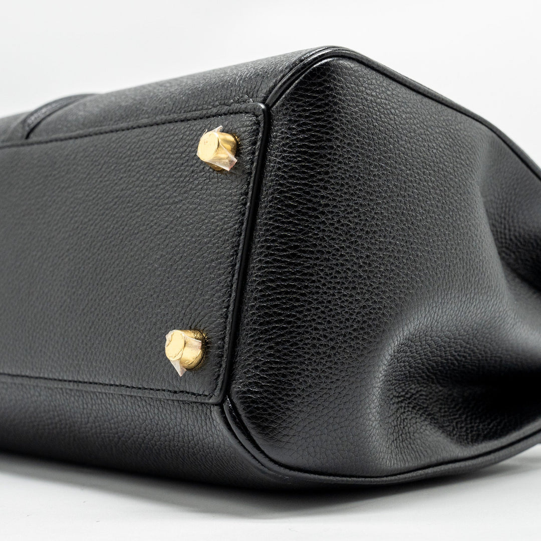 Top Quality Celine 16 Bag Grained Calfskin Black
