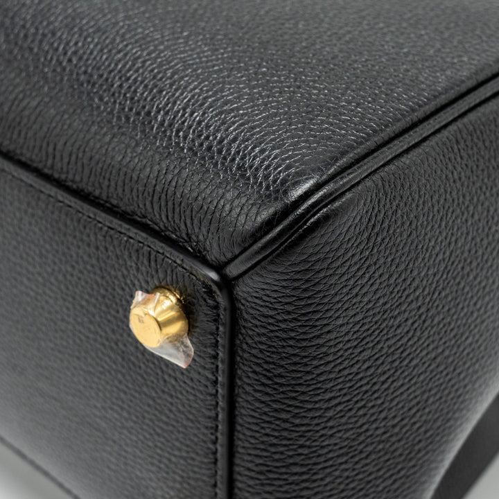 Top Quality Celine 16 Bag Grained Calfskin Black