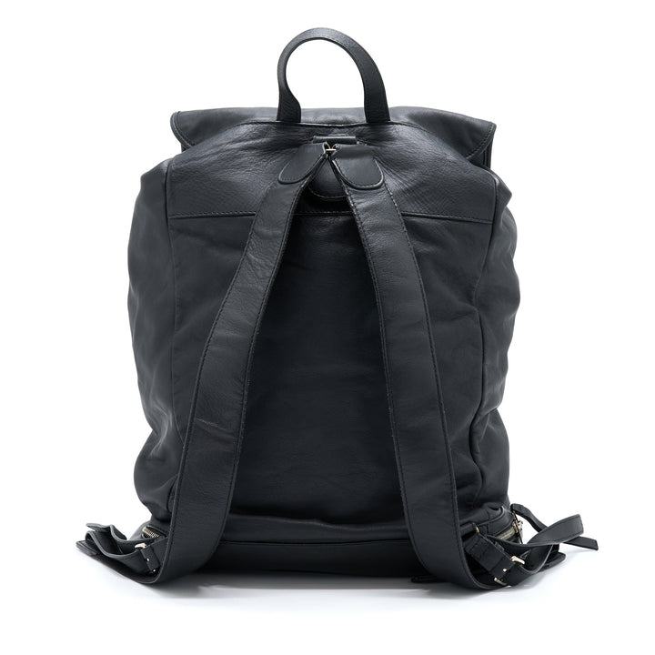 balenciaga Backpack Calfskin Black SHW