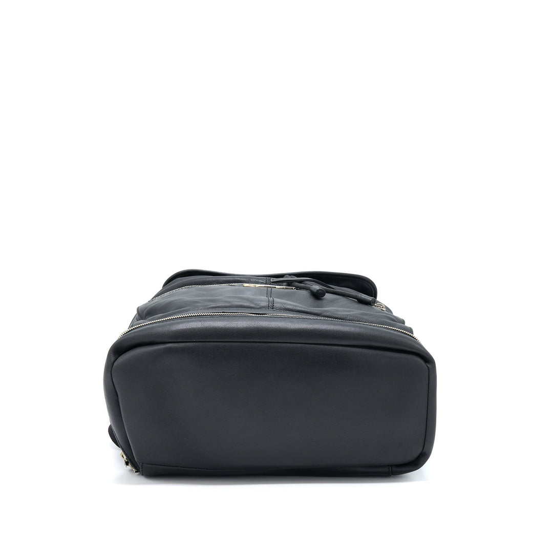 balenciaga Backpack Calfskin Black SHW