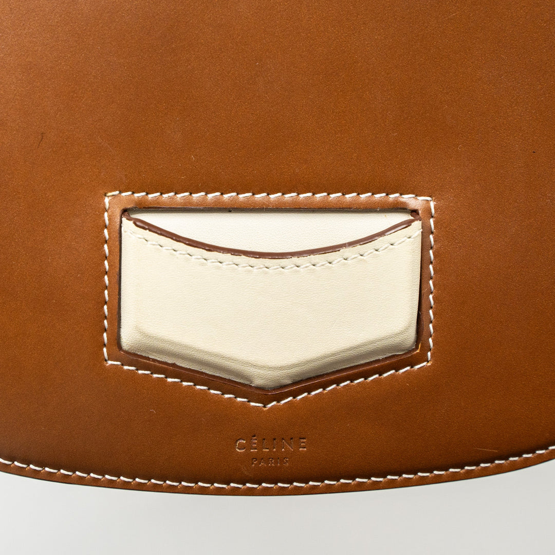 Celine Small Trotteur Bag Calfskin Brown/Multicolour
