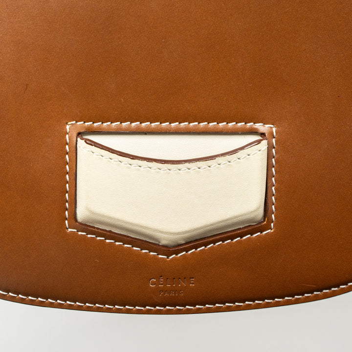 Top Quality Celine Small Trotteur Bag Calfskin Brown/Multicolour