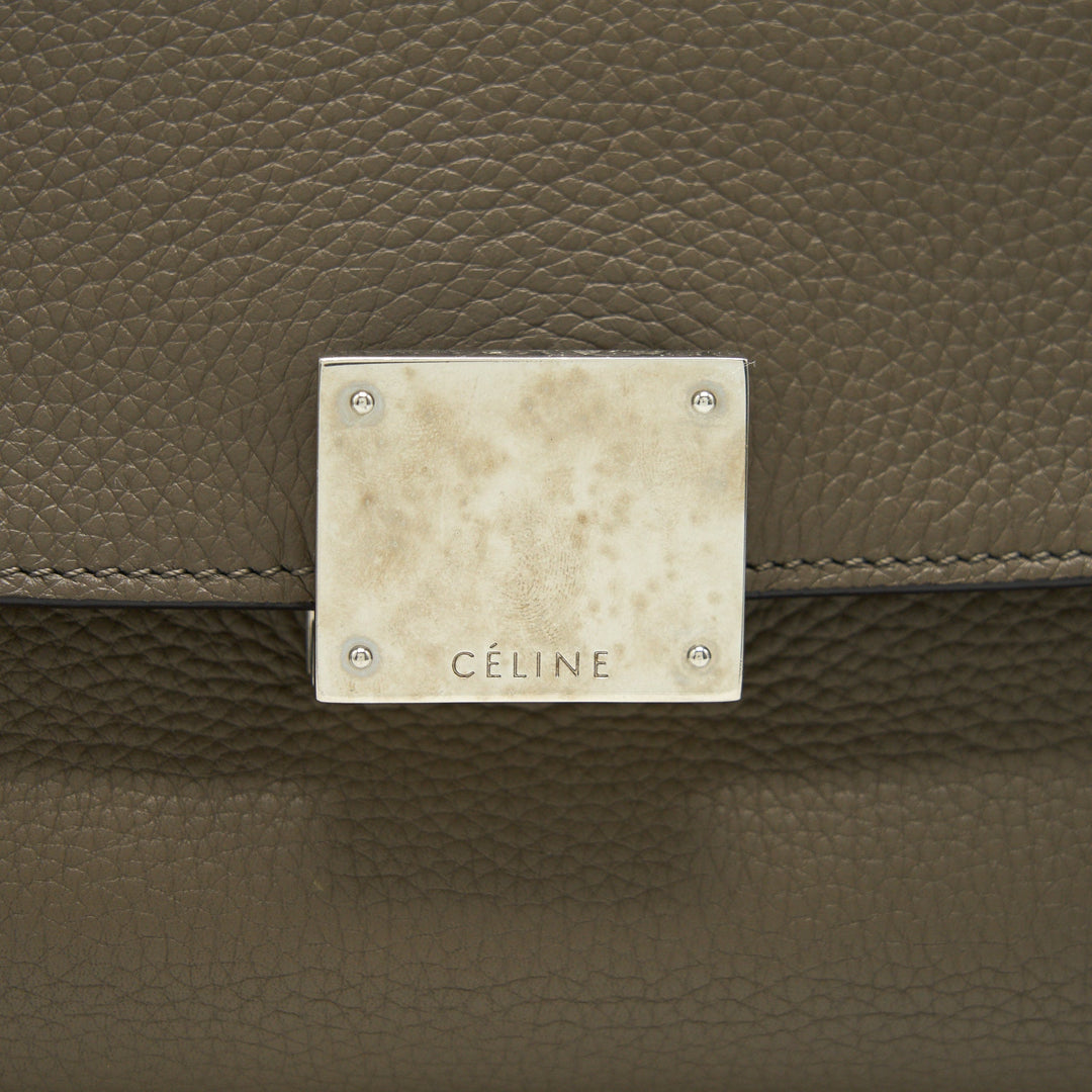 Top Quality Celine SMALL TRAPEZE BAG LIGHT GREY