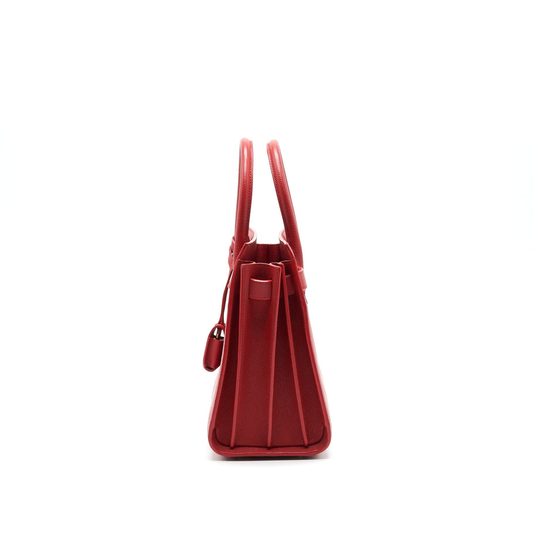 SAINT LAURENT SAC DE JOUR SMALL RED