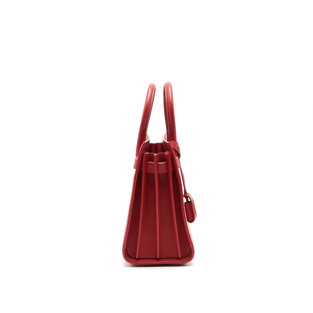 SAINT LAURENT SAC DE JOUR SMALL RED