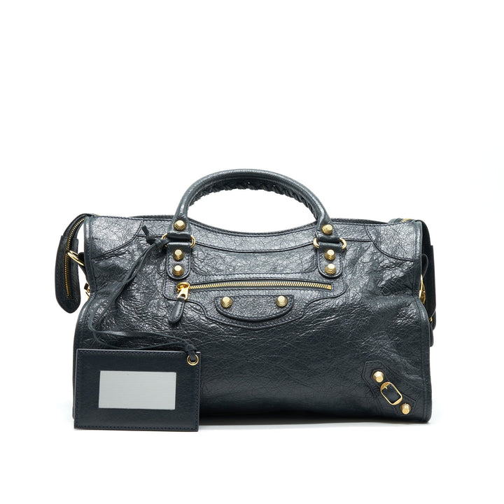 Top Quality Balenciaga GIANT CITY DARK GREY GHW