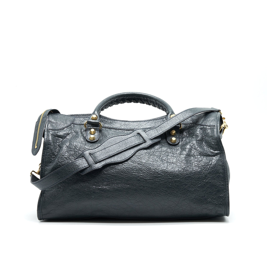 Top Quality Balenciaga GIANT CITY DARK GREY GHW