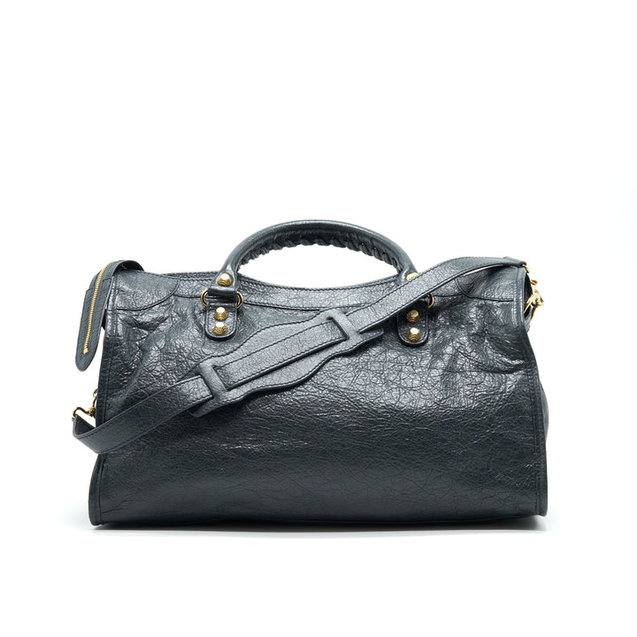 Top Quality Balenciaga GIANT CITY DARK GREY GHW