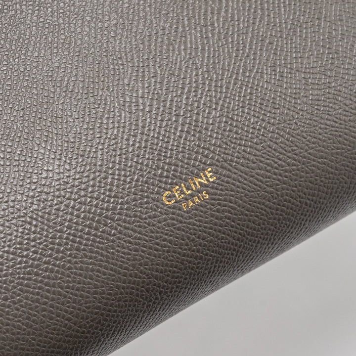 Celine Micro Belt Bag Grained Calfskin Grey