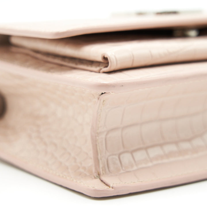 SAINT LAURENT /YSL Small Wallet on Chain PINK SHW