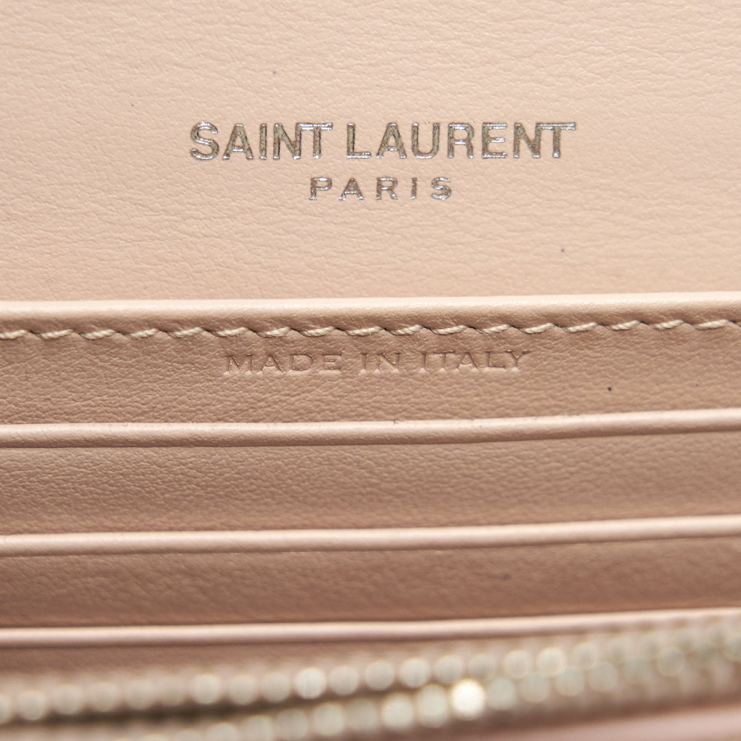 SAINT LAURENT /YSL Small Wallet on Chain PINK SHW